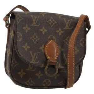 LOUIS VUITTON Monogram Saint Cloud PM Shoulder Bag M51244 LV Auth BA6098